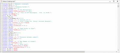 Adenan Scalping EA MT4 Source Code